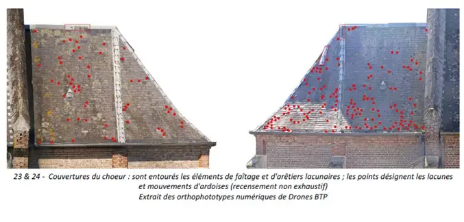 Couverture du choeur - Eglise Halloy-les-Pernois